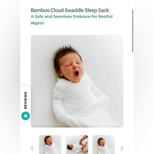 Bamboo cloud swaddle sleep sack